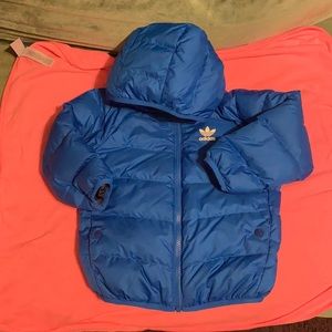 Adidas puffer coat (Blue)